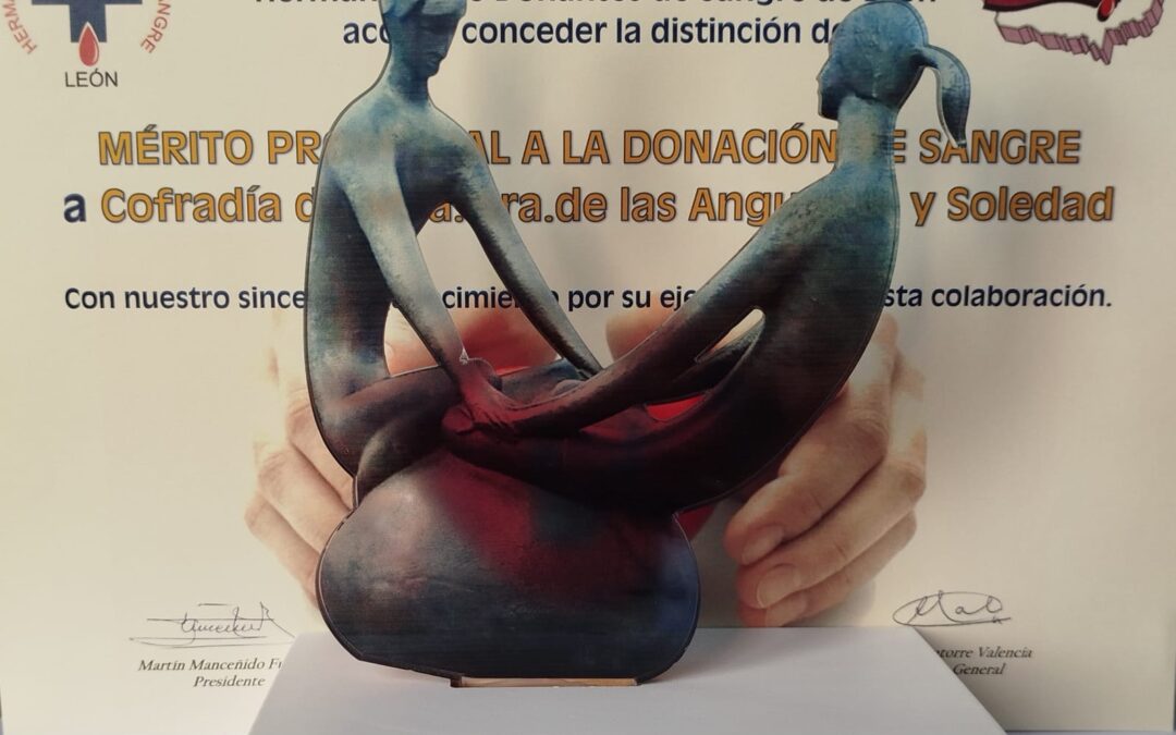 Entrega del Premio Mérito Provincial de Donantes de Sangre.